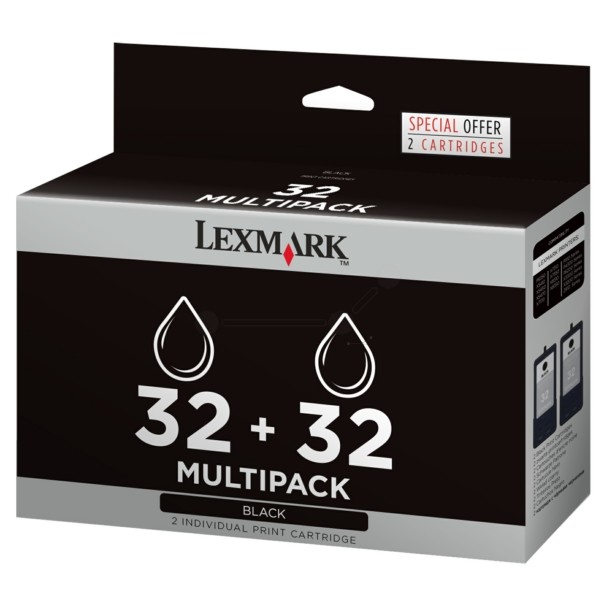 Lexmark Druckkopf Nr. 32 HC schwarz 80D2956 VE=2