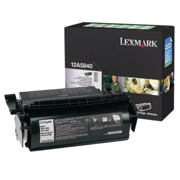 Lexmark Toner 12A5840 schwarz