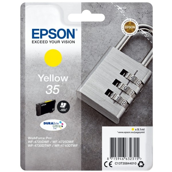 Epson Tintenpatrone 35 gelb C13T35844010