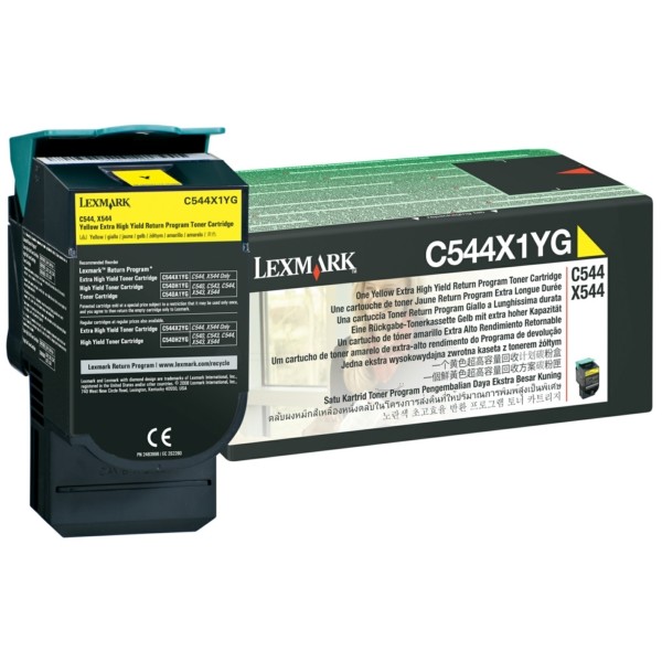 Lexmark Toner C544X1YG gelb