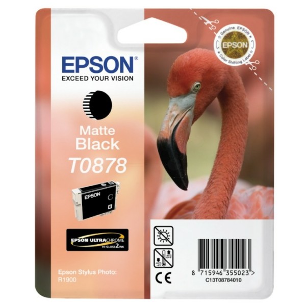 Epson Tintenpatrone T0878 schwarz matt C13T08784010