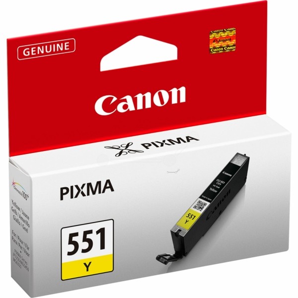 Canon Tintenpatrone CLI-551Y gelb 6511B001