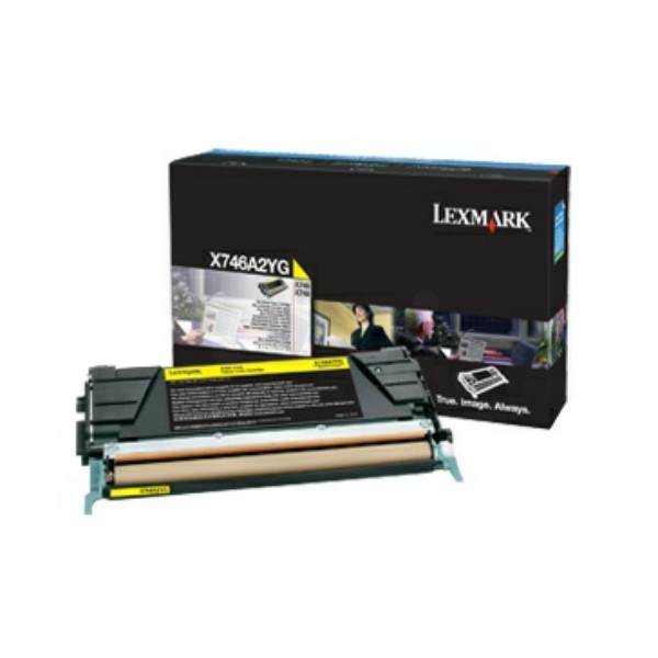 Lexmark Toner X746A3YG gelb