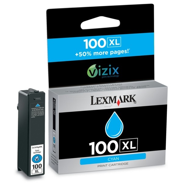 Lexmark Tintenpatrone Nr. 100XL cyan 14N1069E
