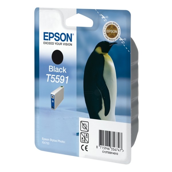 Epson Tintenpatrone T5591 schwarz C13T55914010