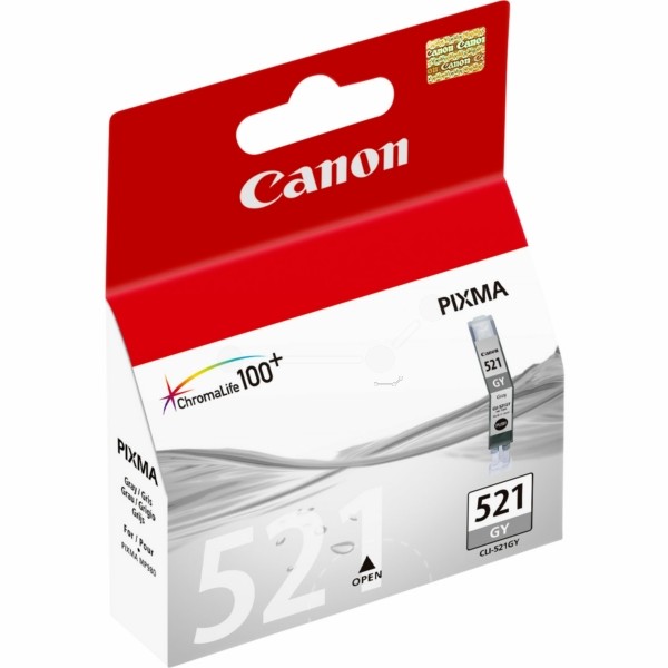 Canon Tintenpatrone CLI-521GY grau 2937B001