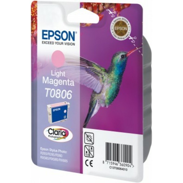 Epson Tintenpatrone T0806 magenta hell C13T08064010