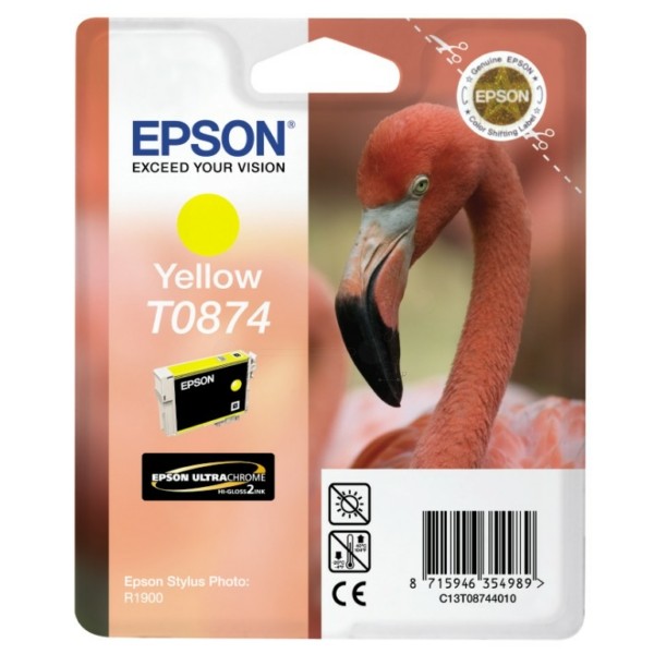 Epson Tintenpatrone T0874 gelb C13T08744010