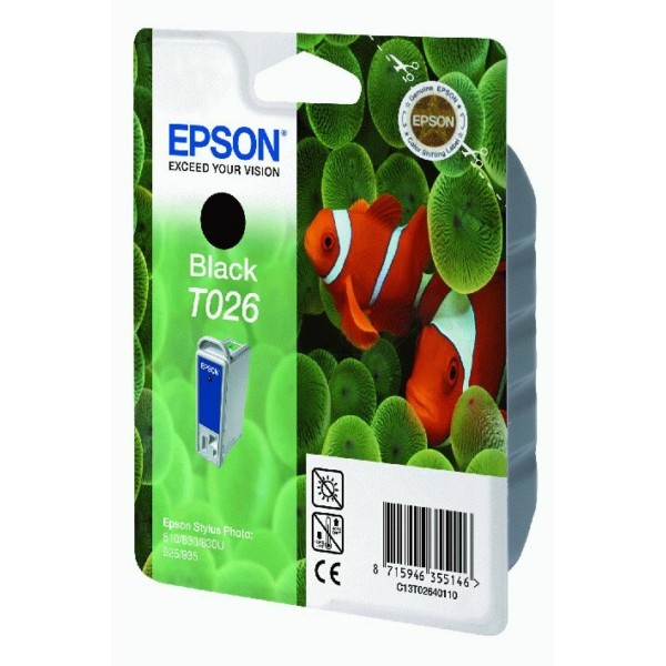 Epson Tintenpatrone T026 schwarz C13T02640110