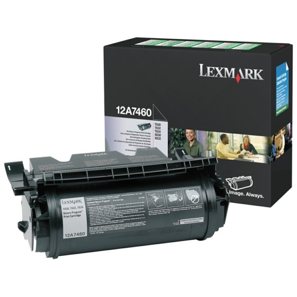 Lexmark Toner 12A7460 schwarz