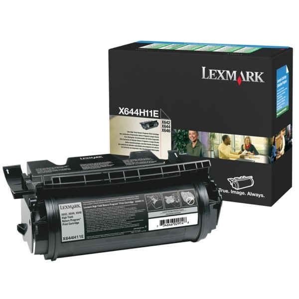Lexmark Toner X644H11E schwarz