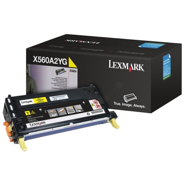 Lexmark Toner X560A2YG gelb