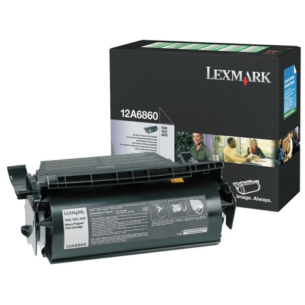 Lexmark Toner 12A6860 schwarz