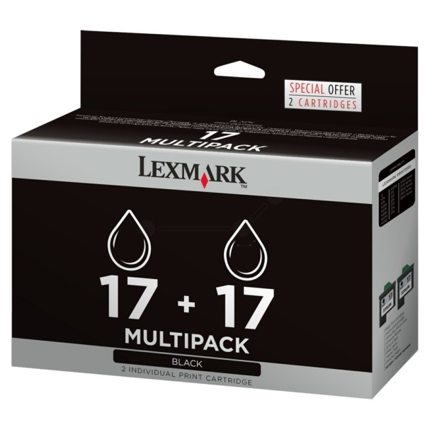 Lexmark Druckkopf Nr. 17 schwarz 80D2954 VE=2