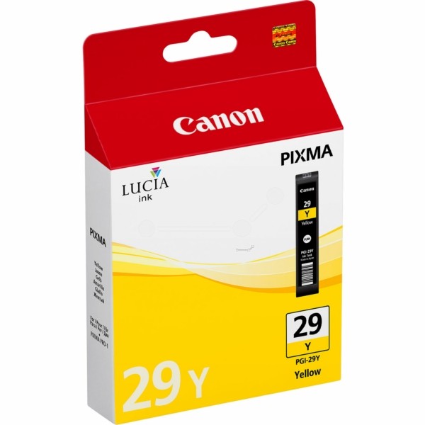 Canon Tintenpatrone PGI-29Y gelb 4875B001