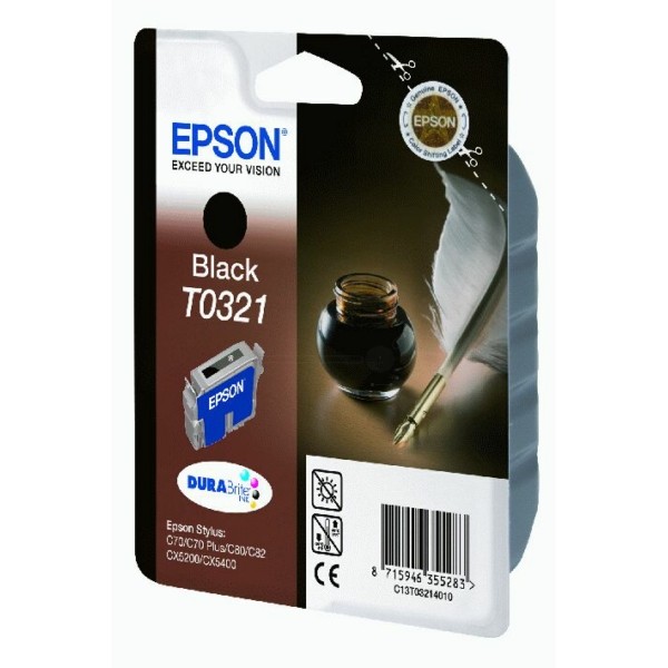 Epson Tintenpatrone T0321 schwarz C13T03214010