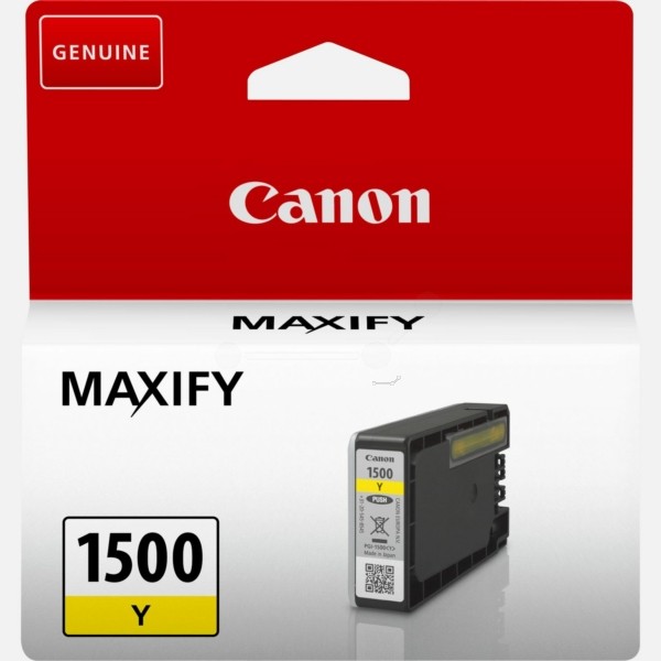 Canon Tintenpatrone PGI-1500Y gelb 9231B001