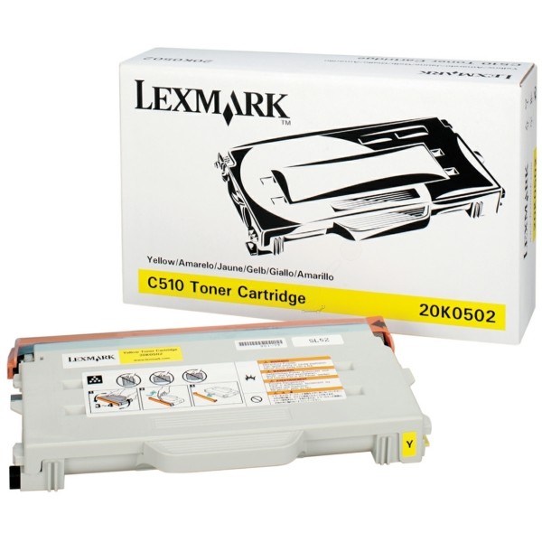 Lexmark Toner 20K0502 gelb