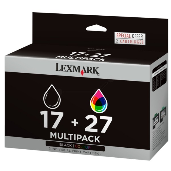 Lexmark Druckkopf Nr. 17 + Nr. 27 schwarz + color 80D2952